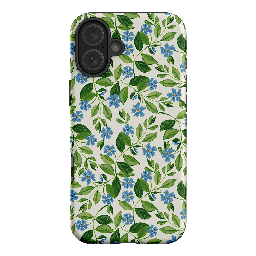 Blue Vines Printed Phone Cases iPhone 16 Plus / Armoured by Ellie Mae - The Dairy