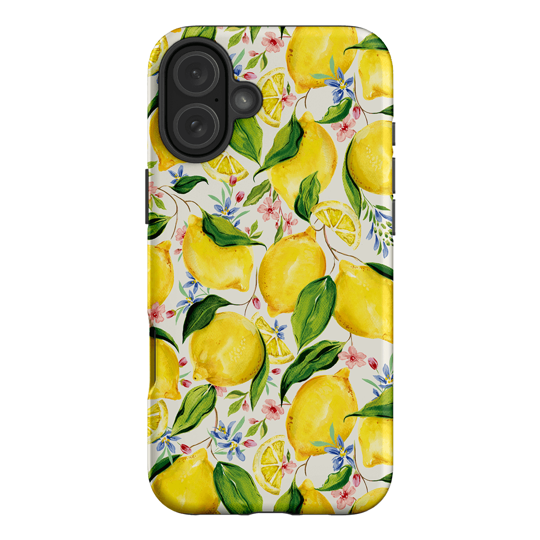 Citrus Lemon Printed Phone Cases iPhone 16 Plus / Armoured by Ellie Mae - The Dairy