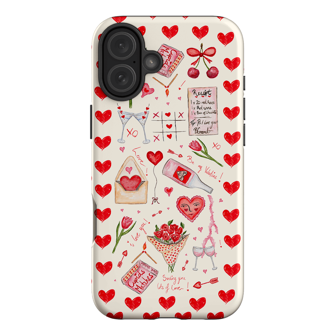 Love Note Printed Phone Cases iPhone 16 Plus / Armoured by BG. Studio - The Dairy