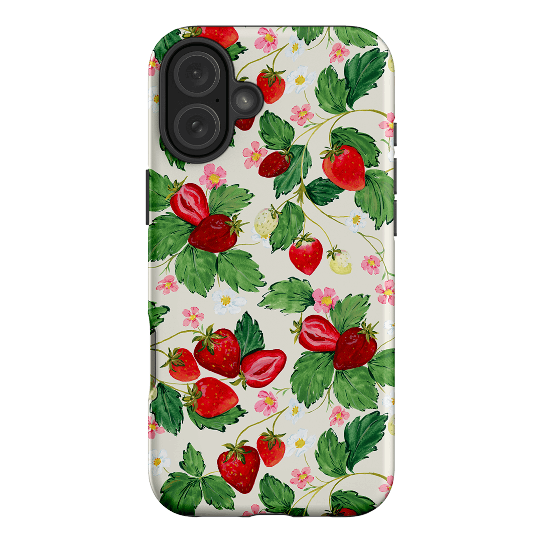 Strawberry Patch Printed Phone Cases iPhone 16 Plus / Armoured by Ellie Mae - The Dairy