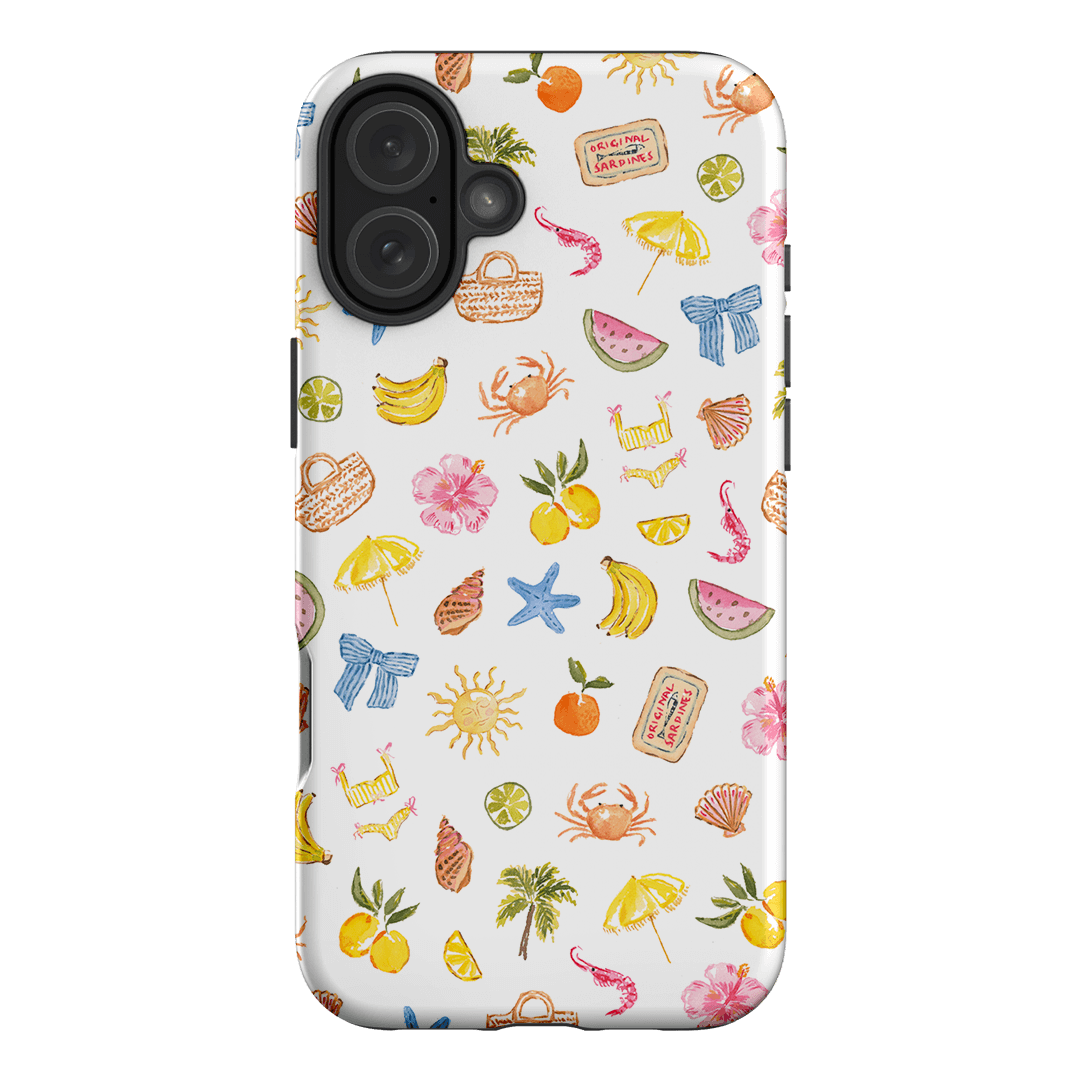 Summer Icons Printed Phone Cases iPhone 16 Plus / Armoured by Cass Deller - The Dairy
