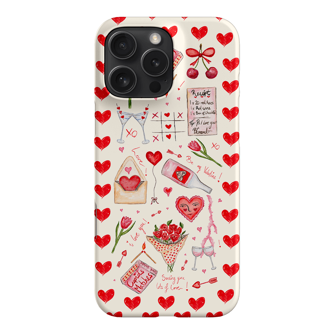 Love Note Printed Phone Cases iPhone 16 Pro Max / Snap by BG. Studio - The Dairy