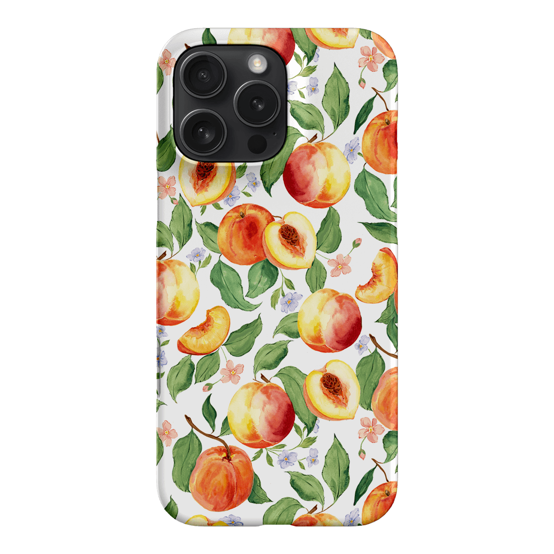 Peach Blossom Printed Phone Cases iPhone 16 Pro Max / Snap by Ellie Mae - The Dairy
