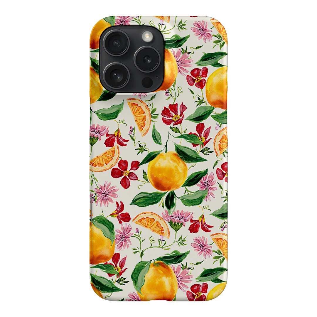 Sweet Orange Printed Phone Cases iPhone 16 Pro Max / Snap by Ellie Mae - The Dairy