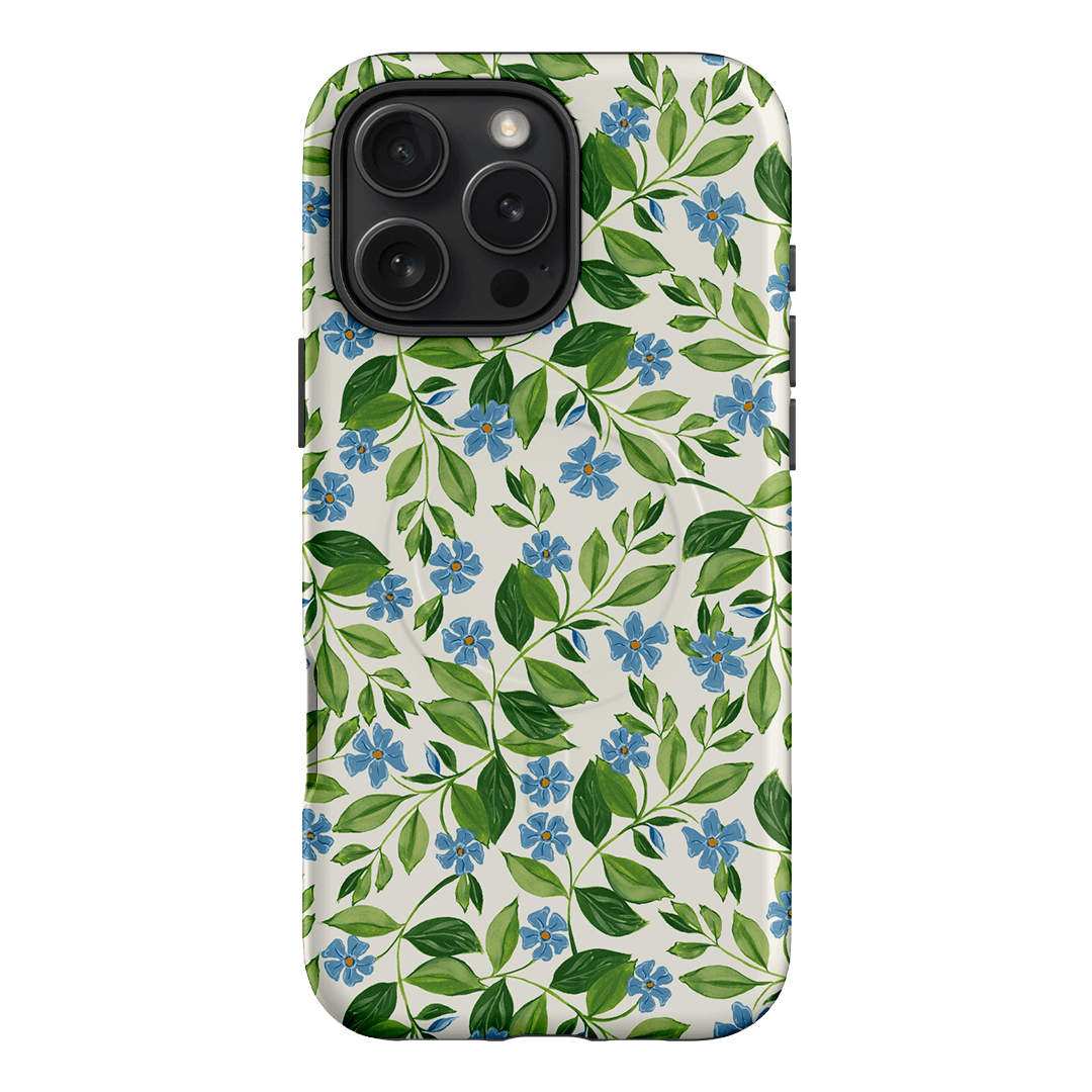 Blue Vines Printed Phone Cases iPhone 16 Pro Max / Armoured MagSafe by Ellie Mae - The Dairy