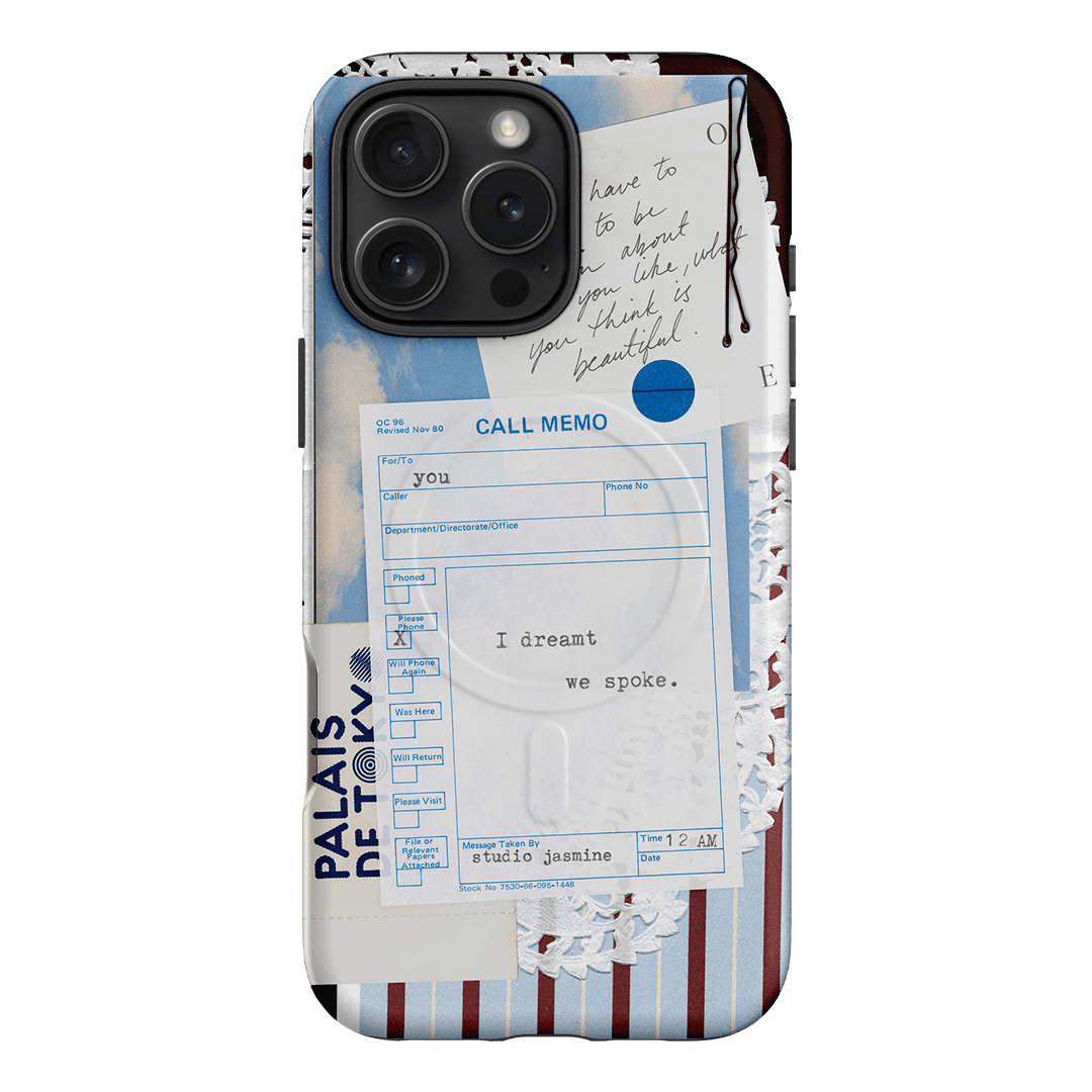 Call Memo Printed Phone Cases iPhone 16 Pro Max / Armoured MagSafe by Jasmine Dowling - The Dairy