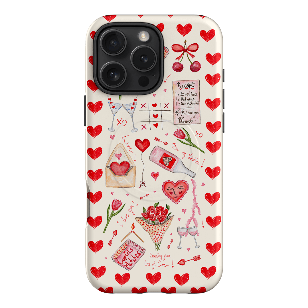 Love Note Printed Phone Cases iPhone 16 Pro Max / Armoured MagSafe by BG. Studio - The Dairy