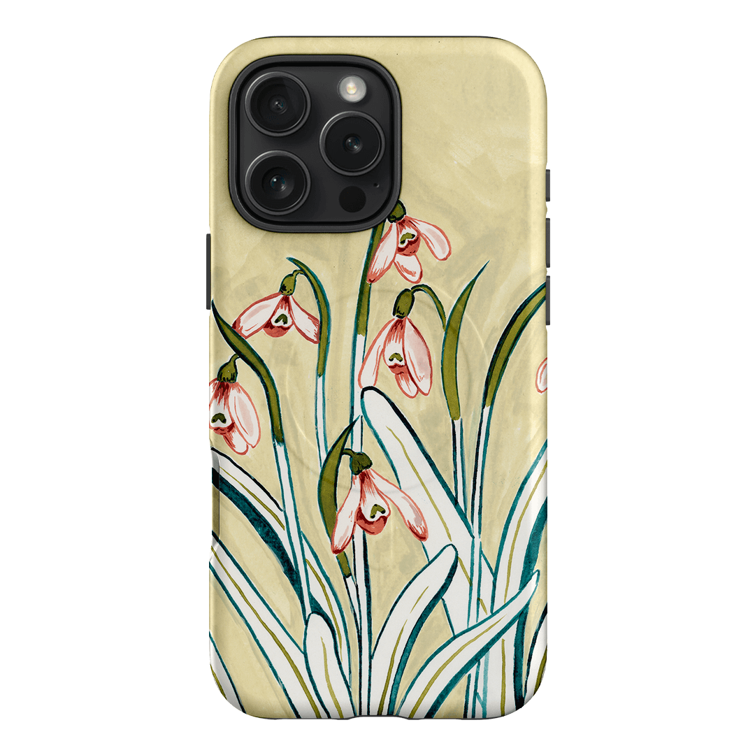 Snowdrop Printed Phone Cases iPhone 16 Pro Max / Armoured MagSafe by Ellie Mae - The Dairy