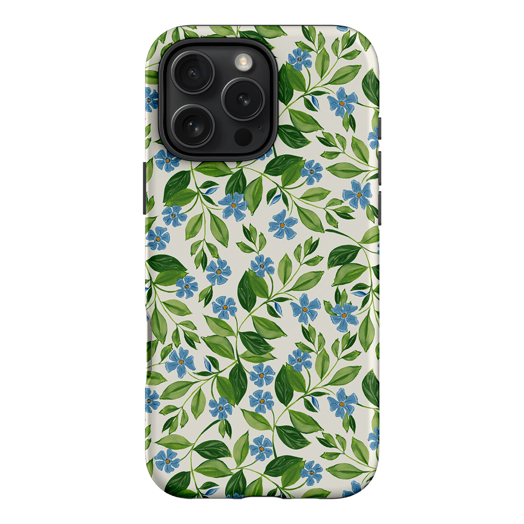 Blue Vines Printed Phone Cases iPhone 16 Pro Max / Armoured by Ellie Mae - The Dairy