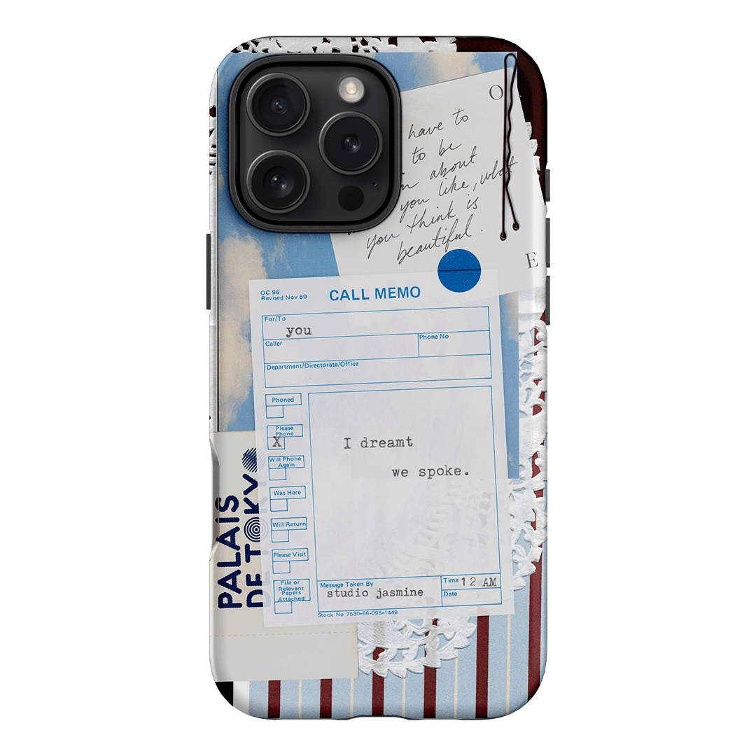 Call Memo Printed Phone Cases iPhone 16 Pro Max / Armoured by Jasmine Dowling - The Dairy
