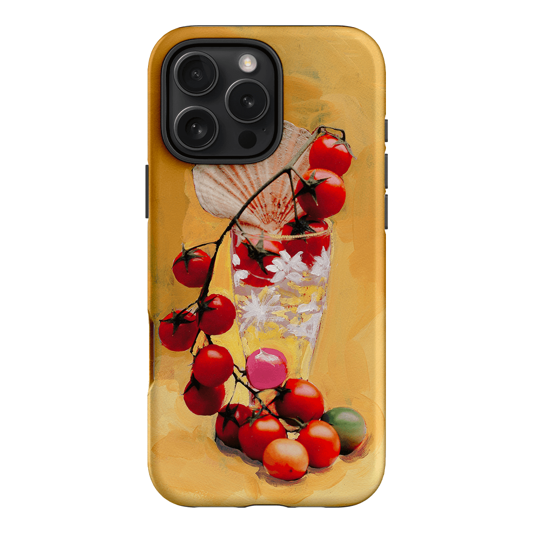 Cherry Tomatoes Printed Phone Cases iPhone 16 Pro Max / Armoured by Nicole Nelius - The Dairy