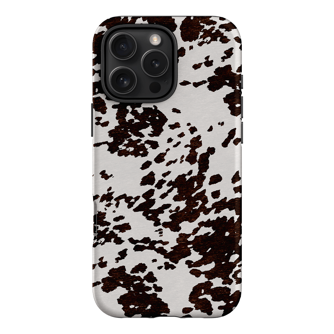 Cowhide Charm Printed Phone Cases iPhone 16 Pro Max / Armoured by The Dairy - The Dairy