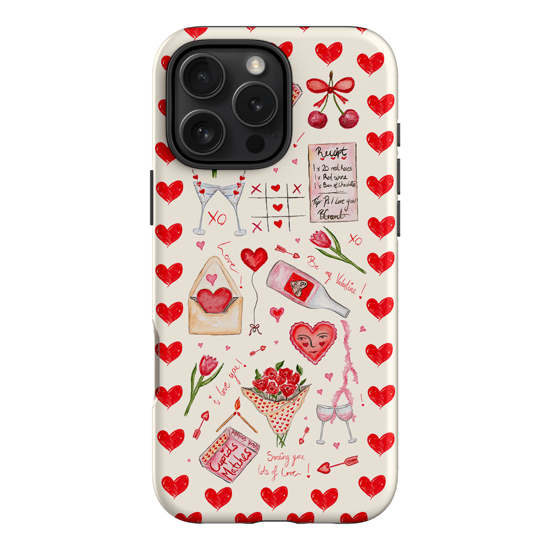 Love Note Printed Phone Cases iPhone 16 Pro Max / Armoured by BG. Studio - The Dairy
