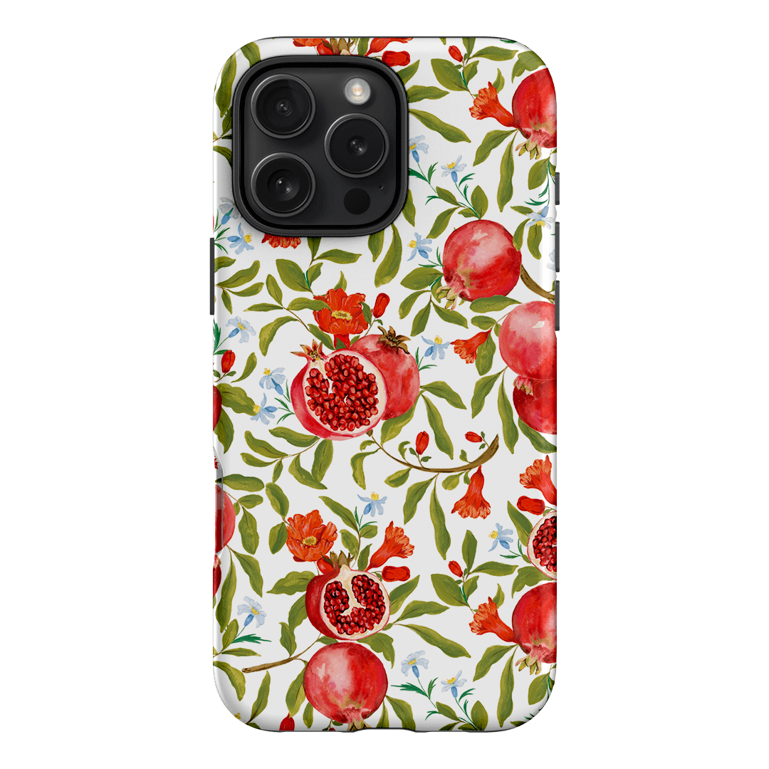 Pomegranate Printed Phone Cases iPhone 16 Pro Max / Armoured by Ellie Mae - The Dairy