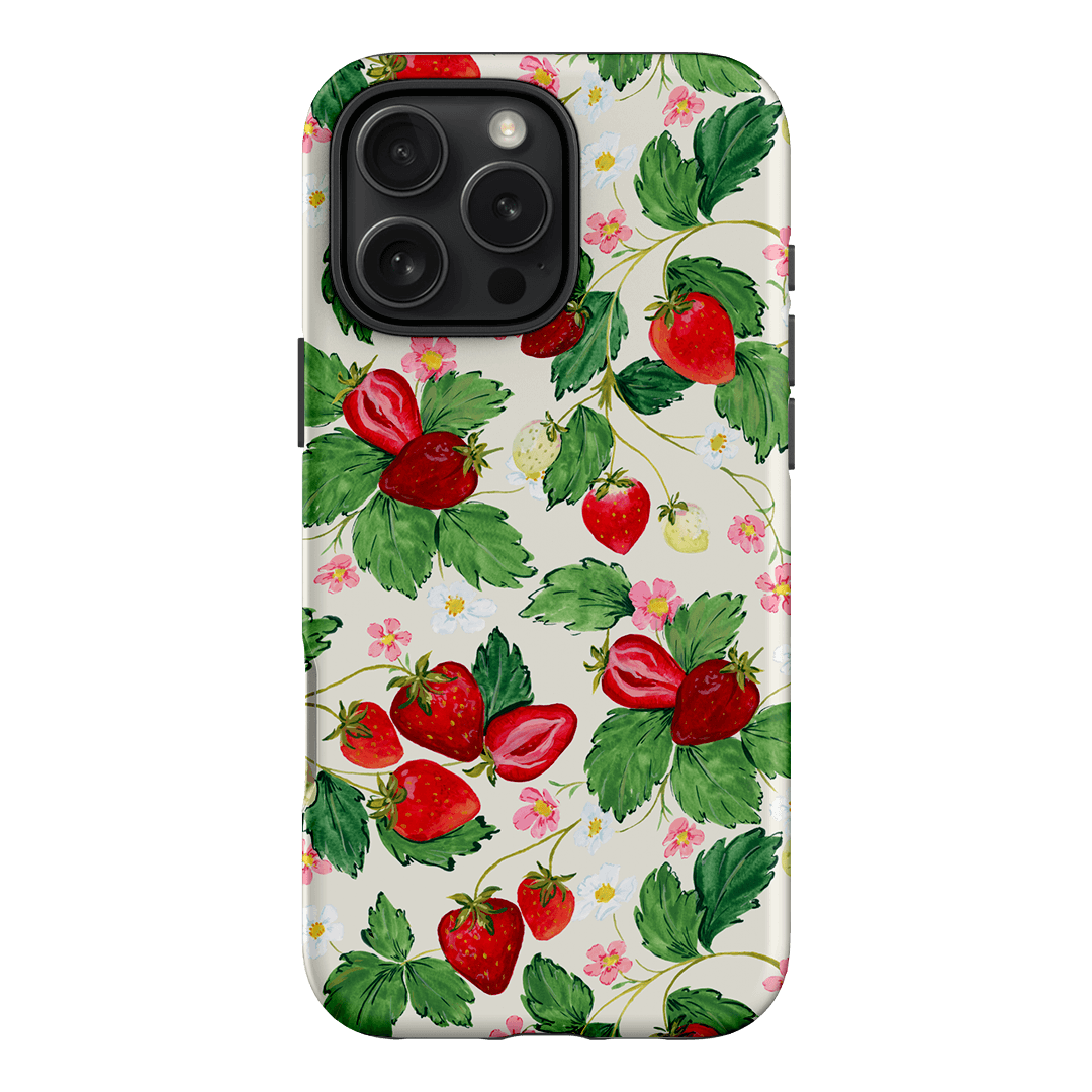 Strawberry Patch Printed Phone Cases iPhone 16 Pro Max / Armoured by Ellie Mae - The Dairy