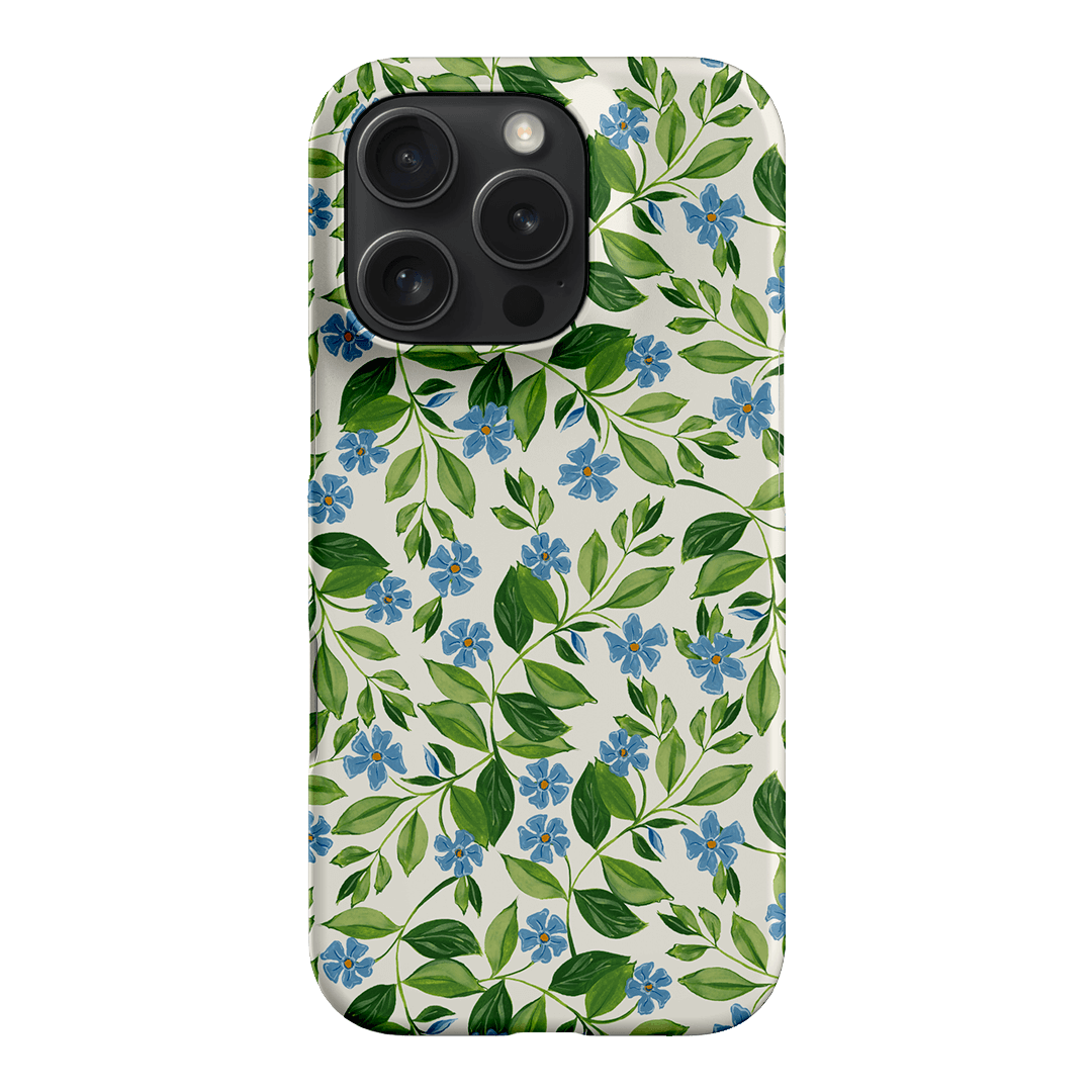 Blue Vines Printed Phone Cases iPhone 16 Pro / Snap by Ellie Mae - The Dairy