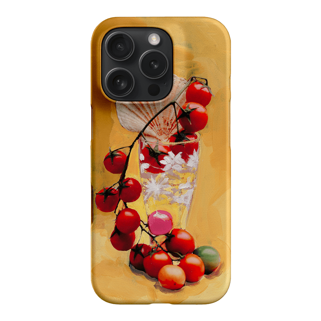 Cherry Tomatoes Printed Phone Cases iPhone 16 Pro / Snap by Nicole Nelius - The Dairy