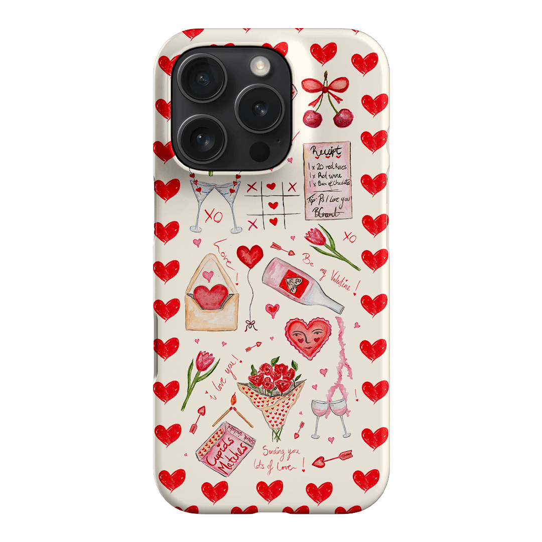 Love Note Printed Phone Cases iPhone 16 Pro / Snap by BG. Studio - The Dairy