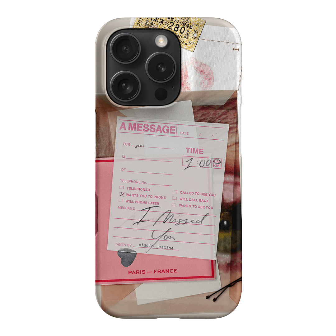 Missed Call Printed Phone Cases iPhone 16 Pro / Snap by Jasmine Dowling - The Dairy