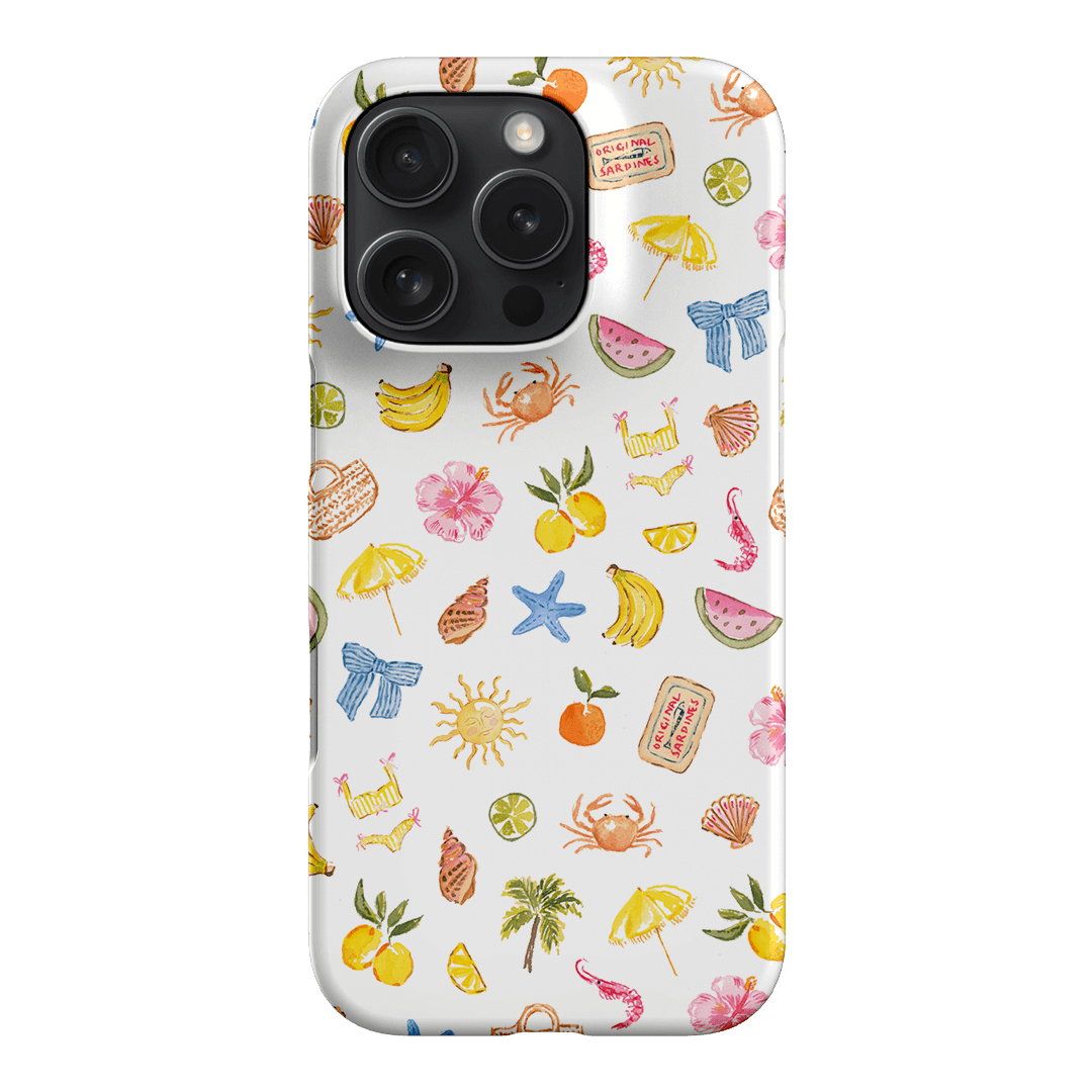 Summer Icons Printed Phone Cases iPhone 16 Pro / Snap by Cass Deller - The Dairy