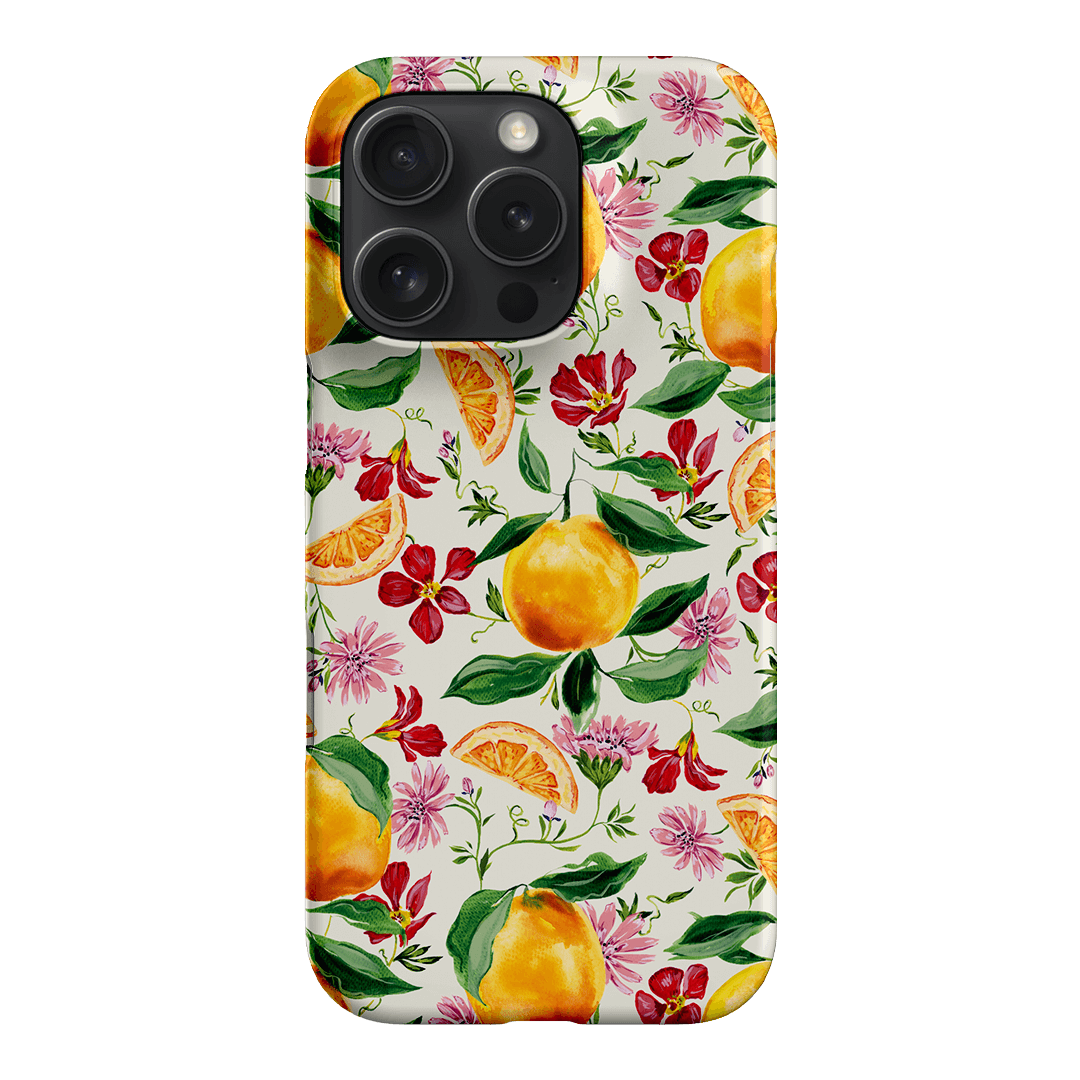 Sweet Orange Printed Phone Cases iPhone 16 Pro / Snap by Ellie Mae - The Dairy