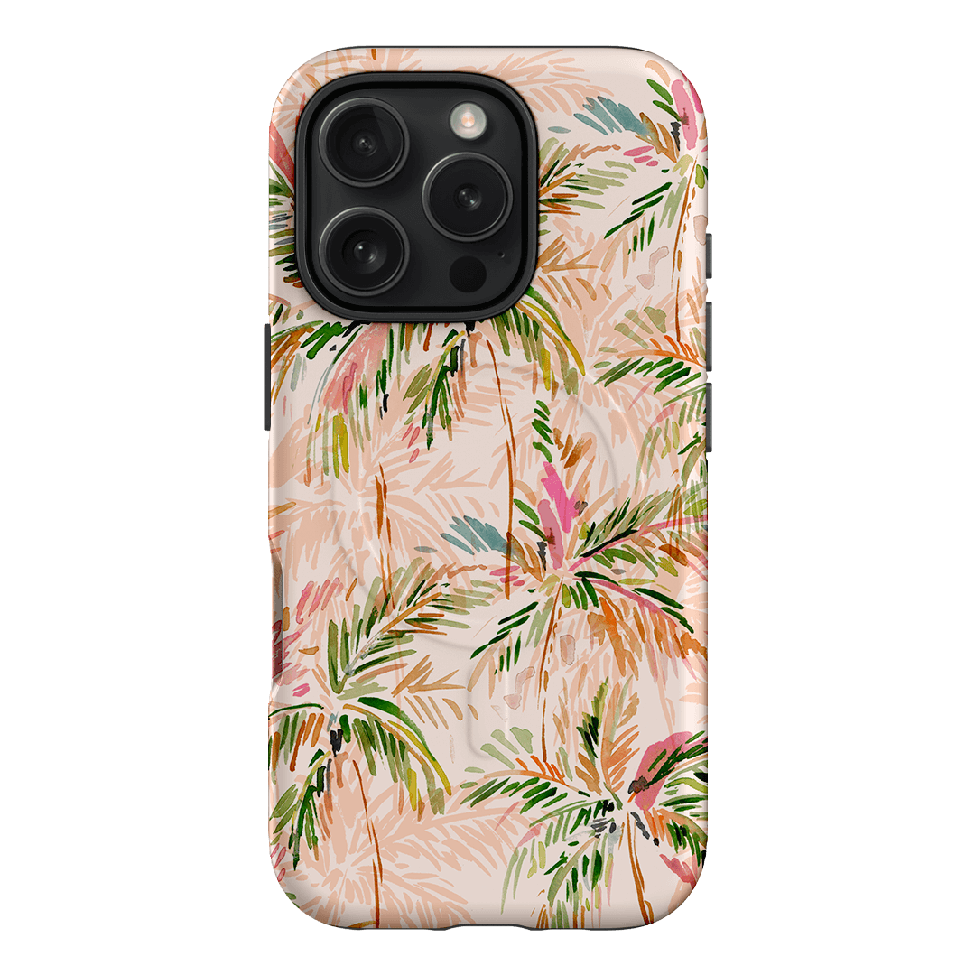 Hawaiian Palms Printed Phone Cases iPhone 16 Pro / Armoured MagSafe by Cass Deller - The Dairy