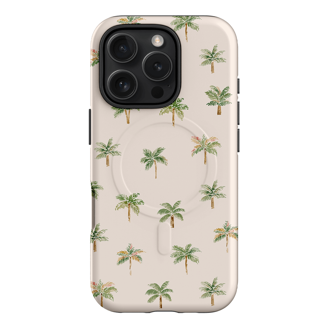 Mini Palms Printed Phone Cases iPhone 16 Pro / Armoured MagSafe by Cass Deller - The Dairy