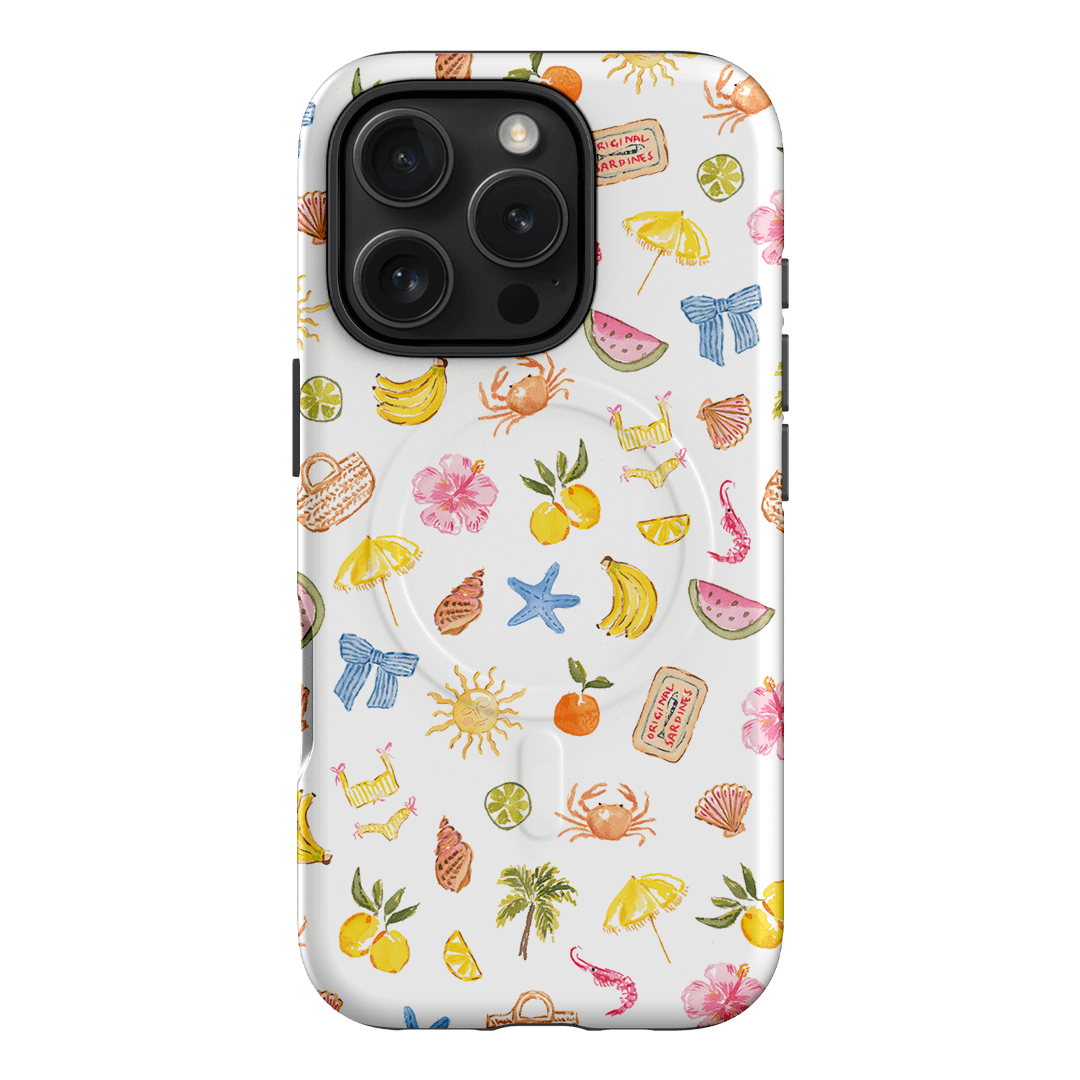 Summer Icons Printed Phone Cases iPhone 16 Pro / Armoured MagSafe by Cass Deller - The Dairy