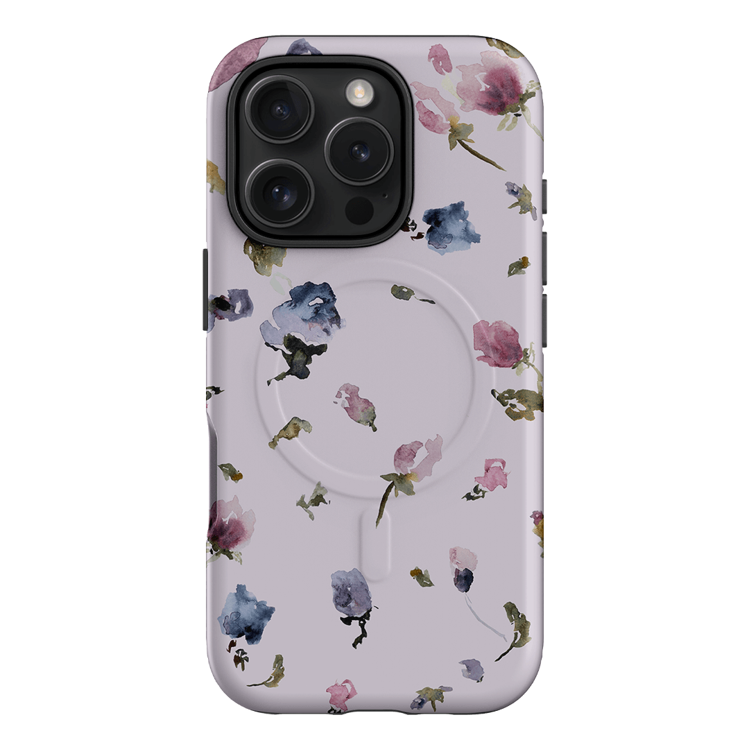 Violet Botanic Printed Phone Cases iPhone 16 Pro / Armoured MagSafe by Ree Hodges - The Dairy