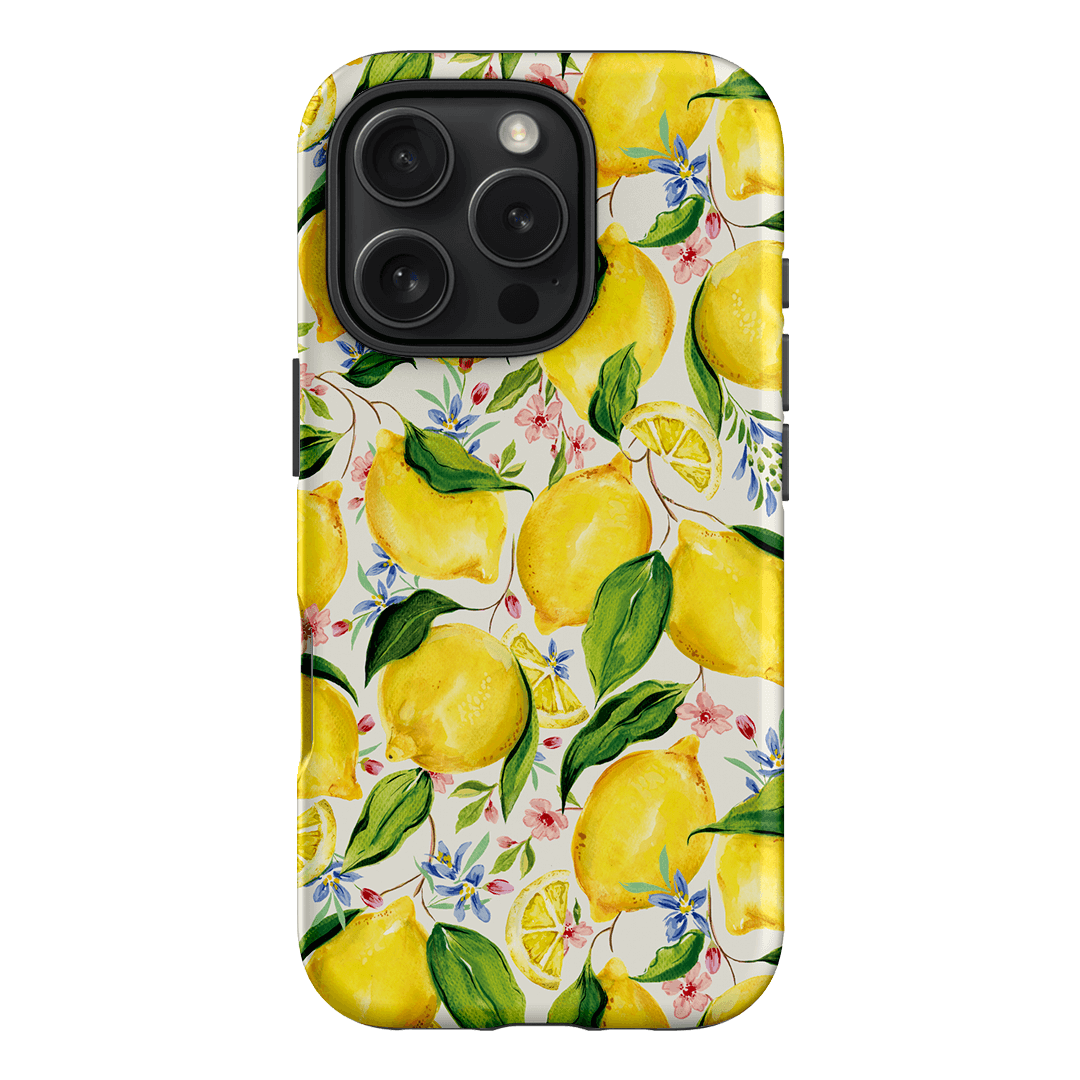 Citrus Lemon Printed Phone Cases iPhone 16 Pro / Armoured by Ellie Mae - The Dairy