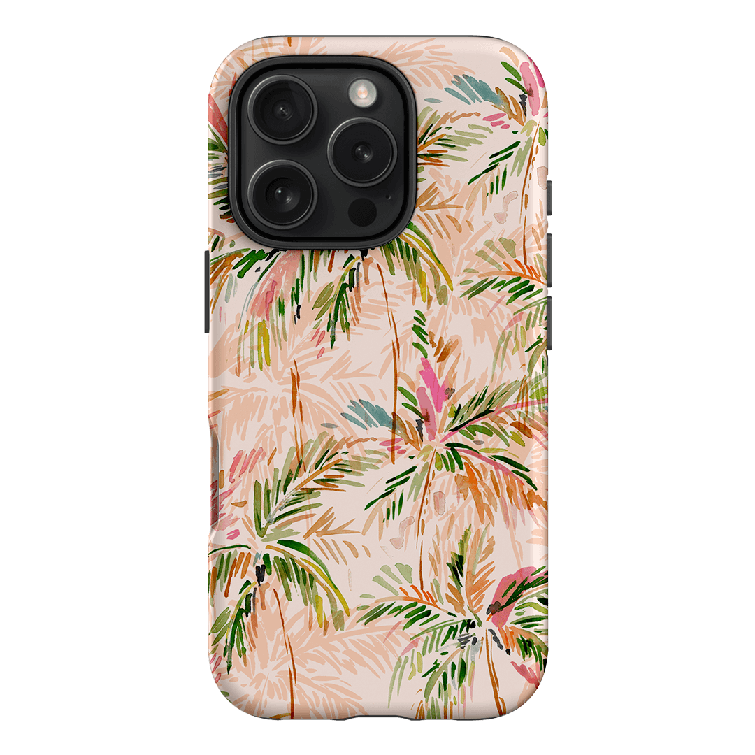 Hawaiian Palms Printed Phone Cases iPhone 16 Pro / Armoured by Cass Deller - The Dairy