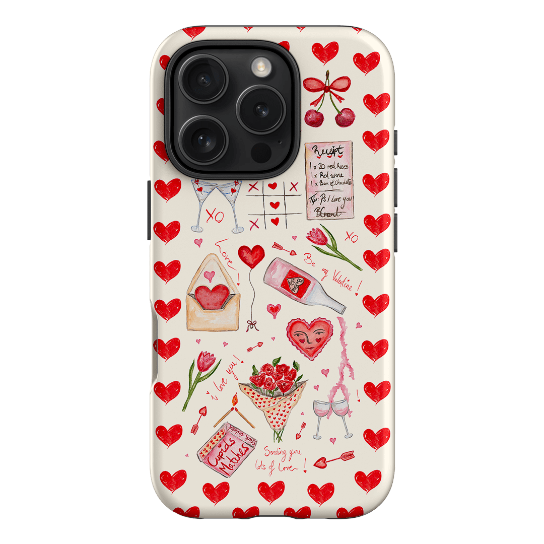 Love Note Printed Phone Cases iPhone 16 Pro / Armoured by BG. Studio - The Dairy
