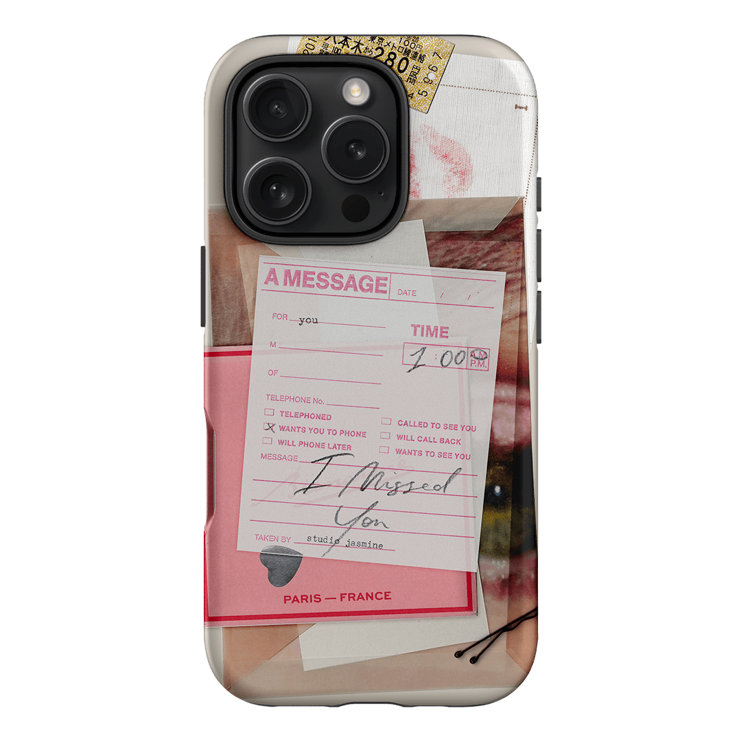 Missed Call Printed Phone Cases iPhone 16 Pro / Armoured by Jasmine Dowling - The Dairy
