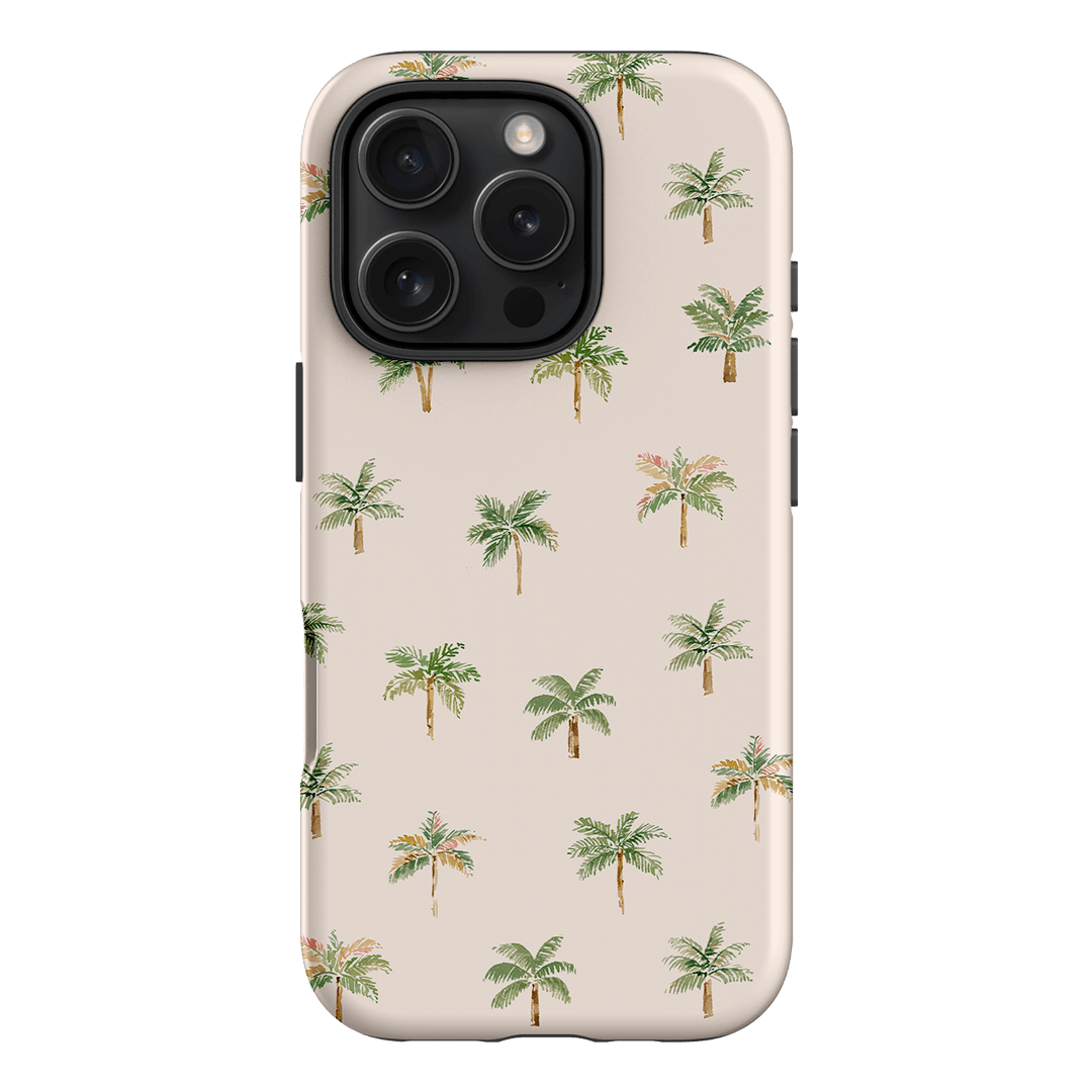 Mini Palms Printed Phone Cases iPhone 16 Pro / Armoured by Cass Deller - The Dairy