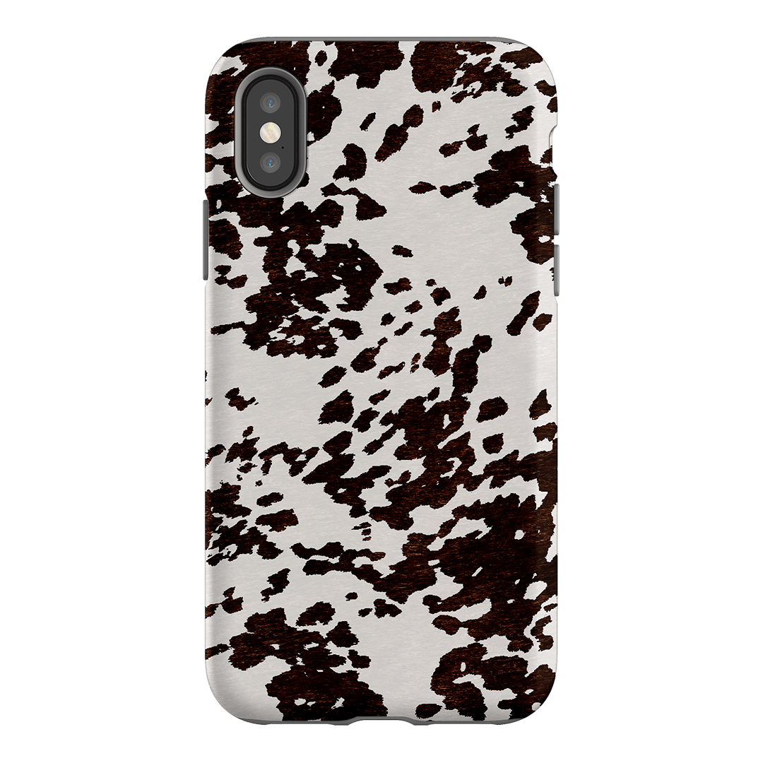 Cowhide Charm Printed Phone Cases iPhone XS / Armoured by The Dairy - The Dairy