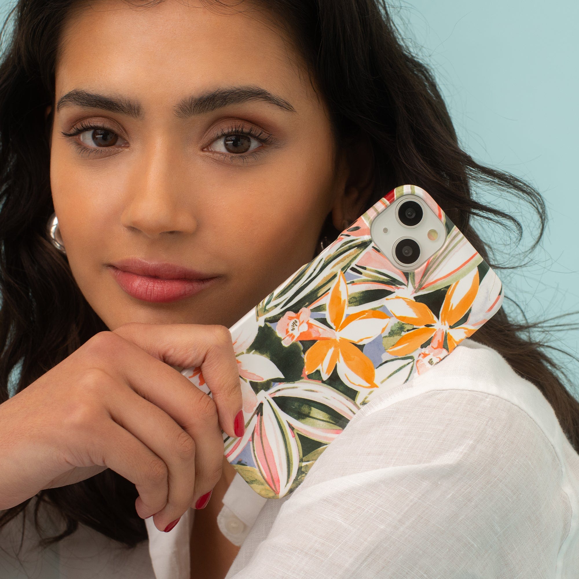 Mother's Dairy floral phone cases designed with vibrant, nature-inspired patterns for stylish protection