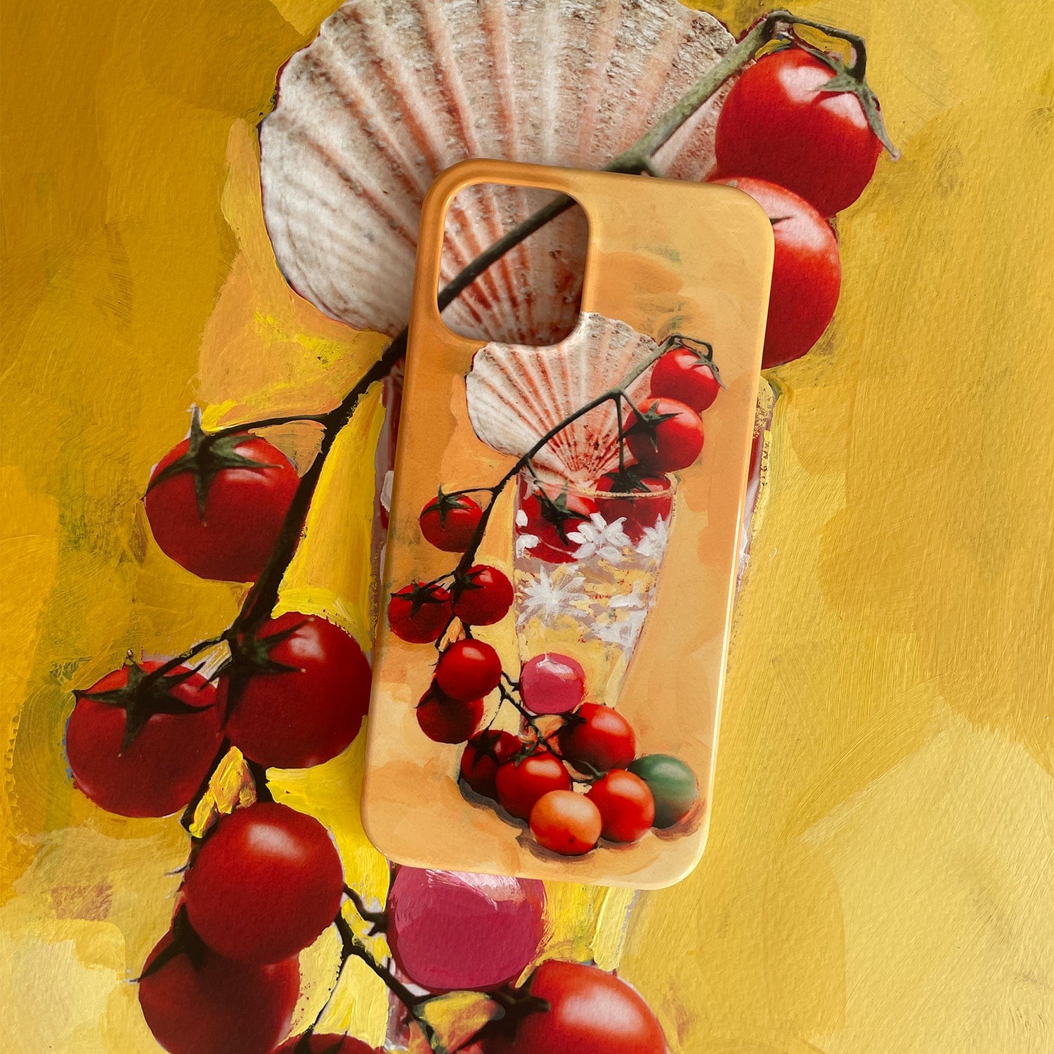 Cherry Tomatoes Printed Phone Cases by Nicole Nelius - The Dairy