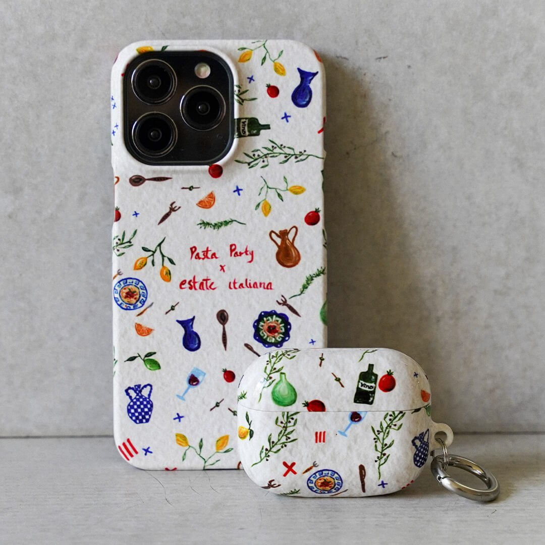 Pasta Party Printed Phone Cases by BG. Studio - The Dairy