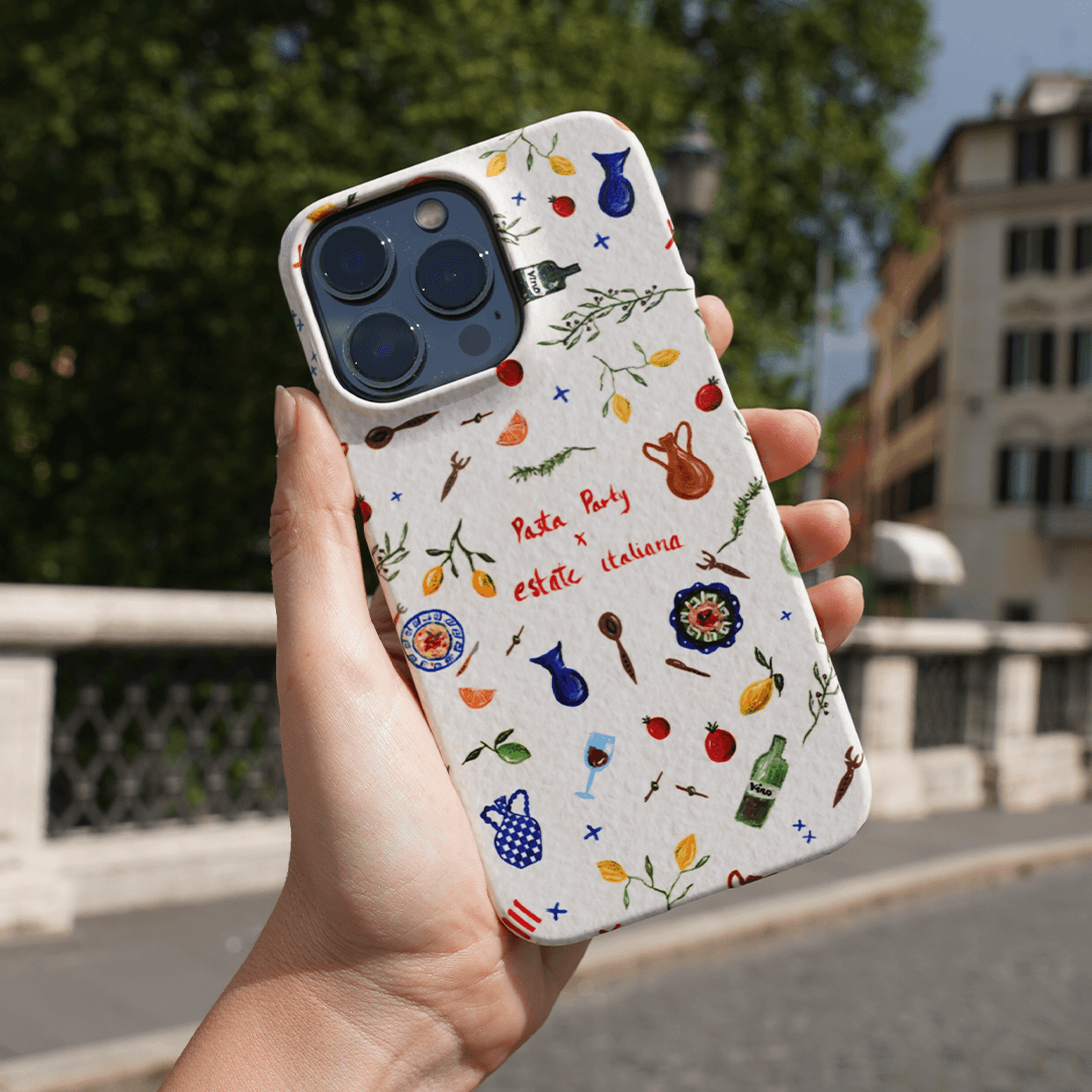 Pasta Party Printed Phone Cases by BG. Studio - The Dairy