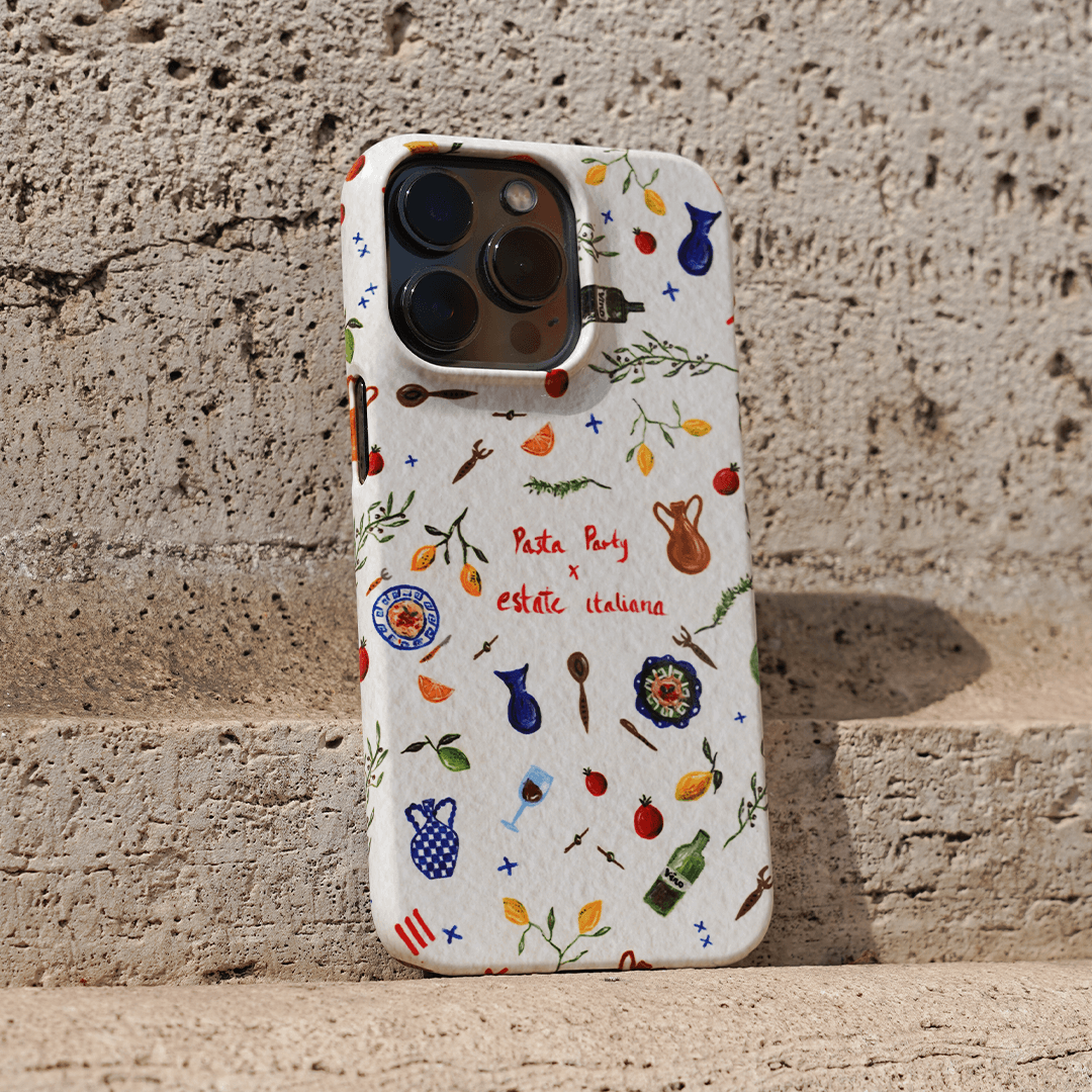 Pasta Party Printed Phone Cases by BG. Studio - The Dairy