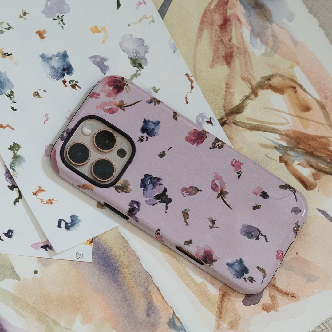 Violet Botanic Printed Phone Cases by Ree Hodges - The Dairy