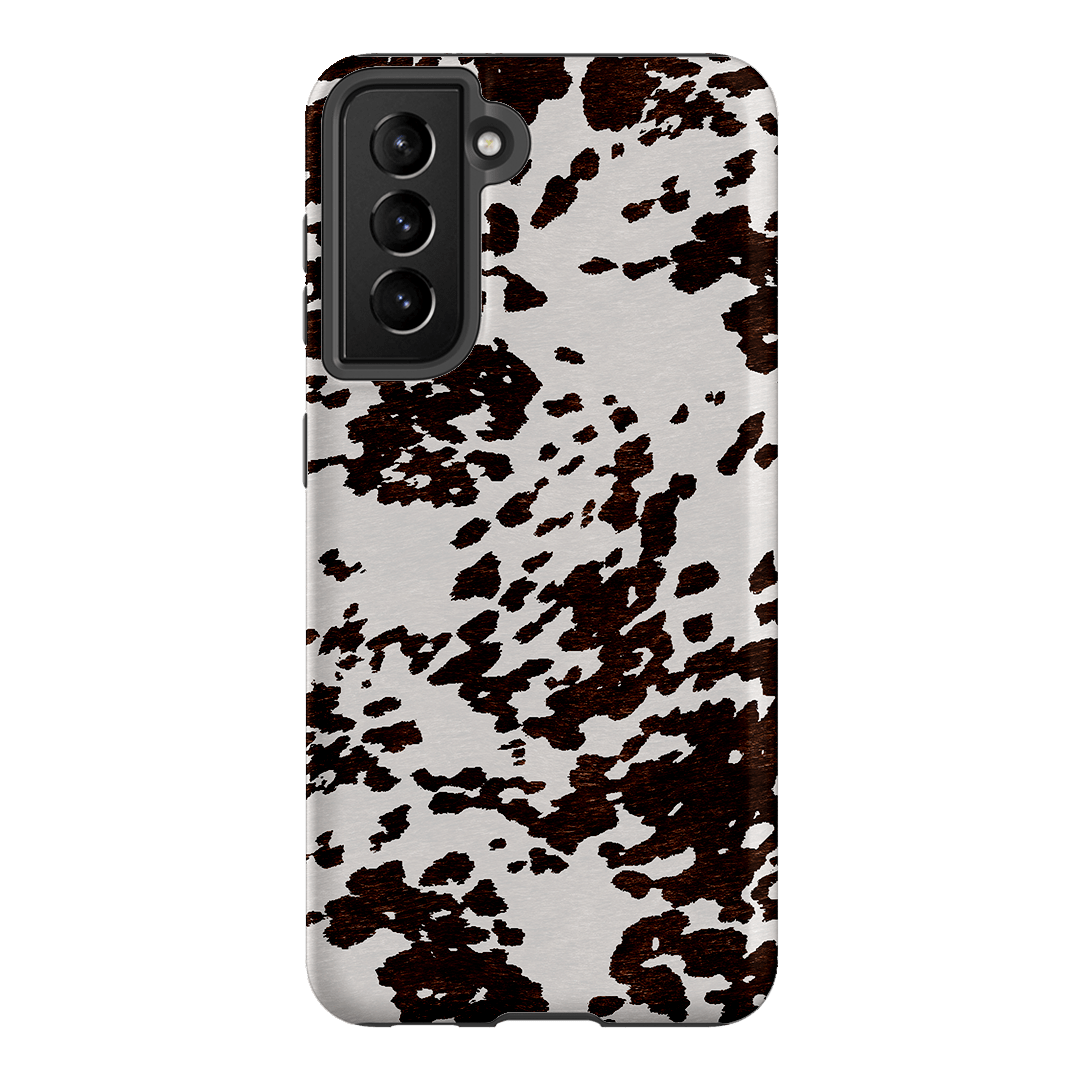 Cowhide Charm Printed Phone Cases Samsung Galaxy S21 / Armoured by The Dairy - The Dairy