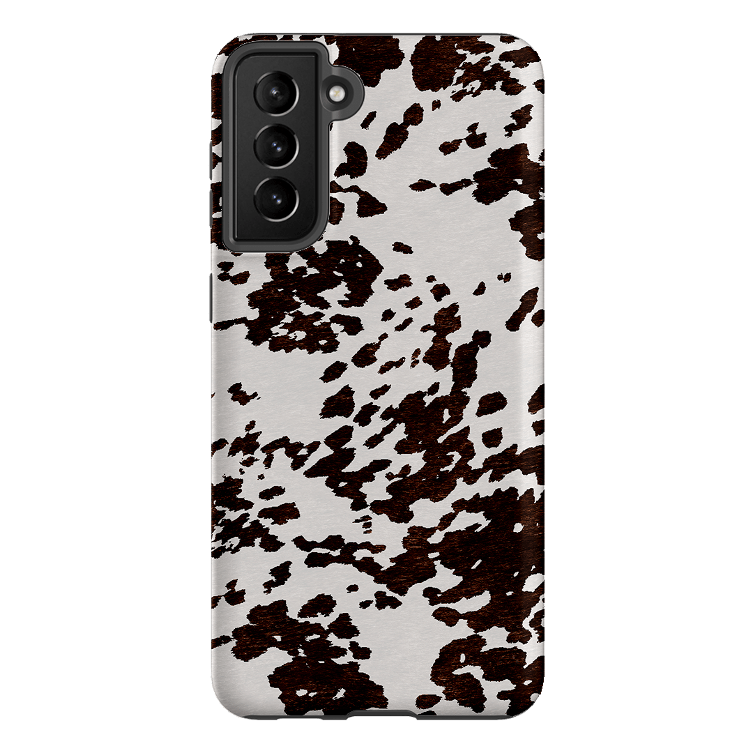 Cowhide Charm Printed Phone Cases Samsung Galaxy S21 Plus / Armoured by The Dairy - The Dairy