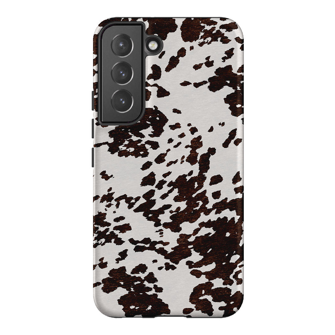 Cowhide Charm Printed Phone Cases Samsung Galaxy S22 / Armoured by The Dairy - The Dairy