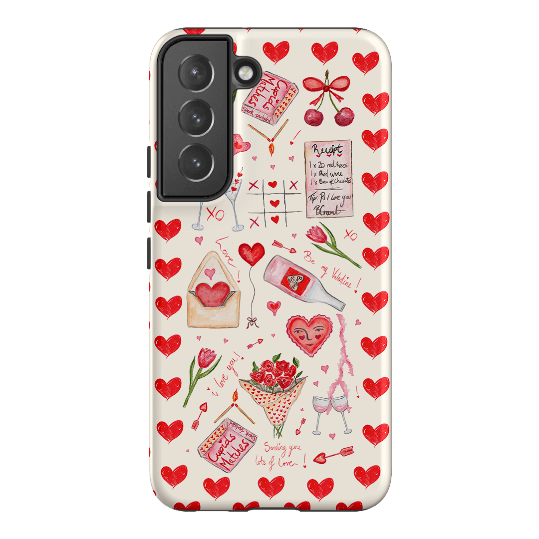 Love Note Printed Phone Cases Samsung Galaxy S22 Plus / Armoured by BG. Studio - The Dairy