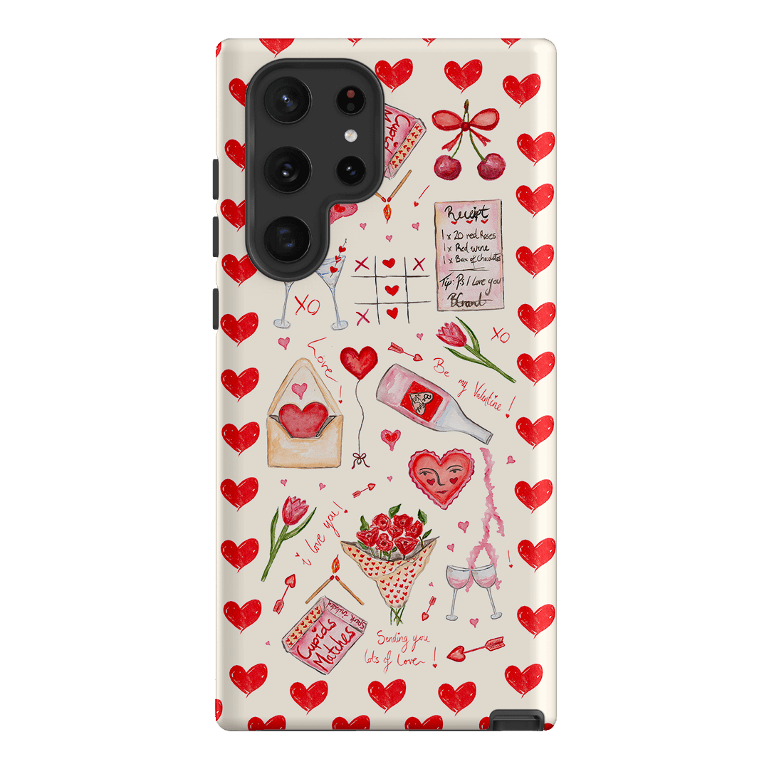 Love Note Printed Phone Cases Samsung Galaxy S22 Ultra / Armoured by BG. Studio - The Dairy