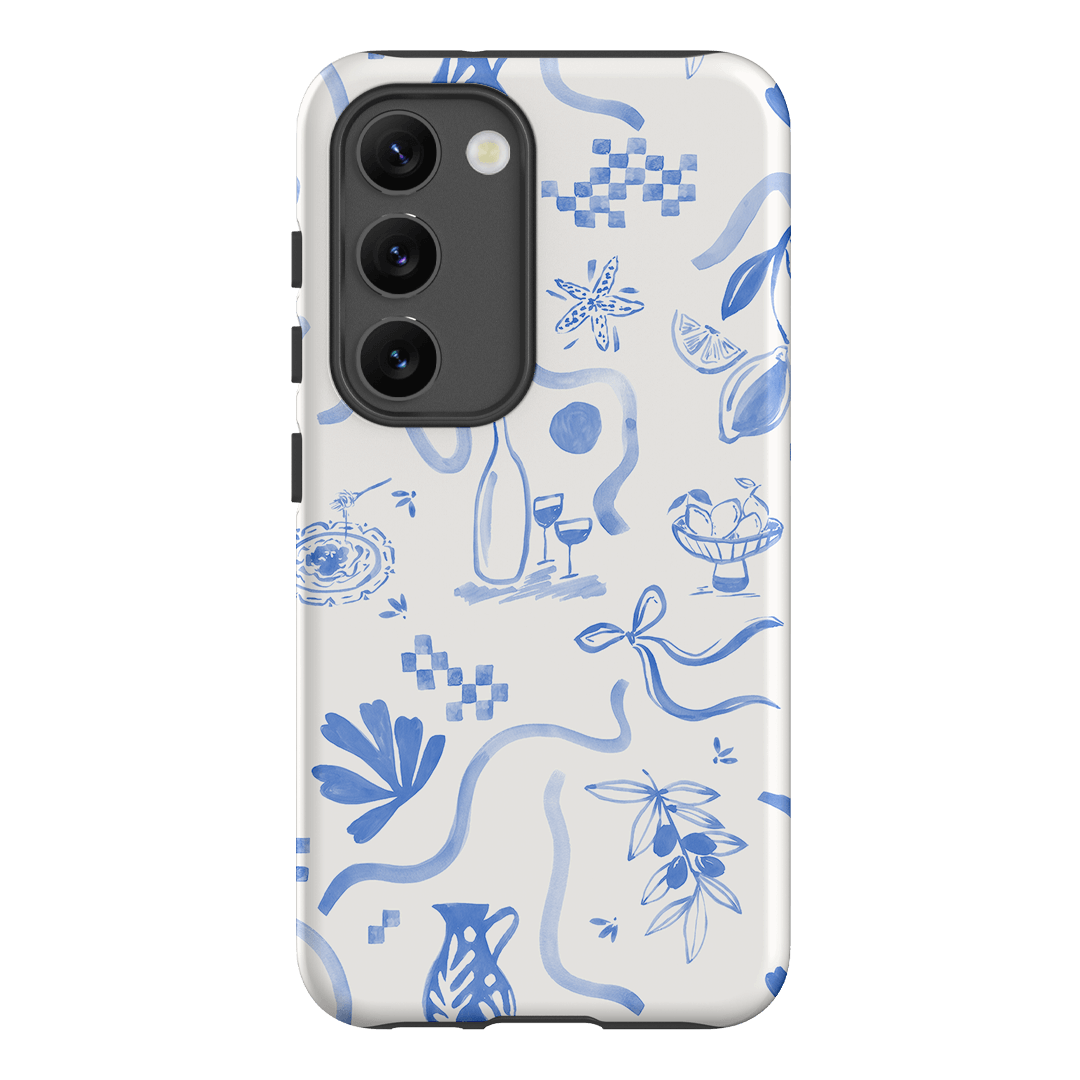Mediterranean Wave Printed Phone Cases Samsung Galaxy S23 / Armoured by Charlie Taylor - The Dairy