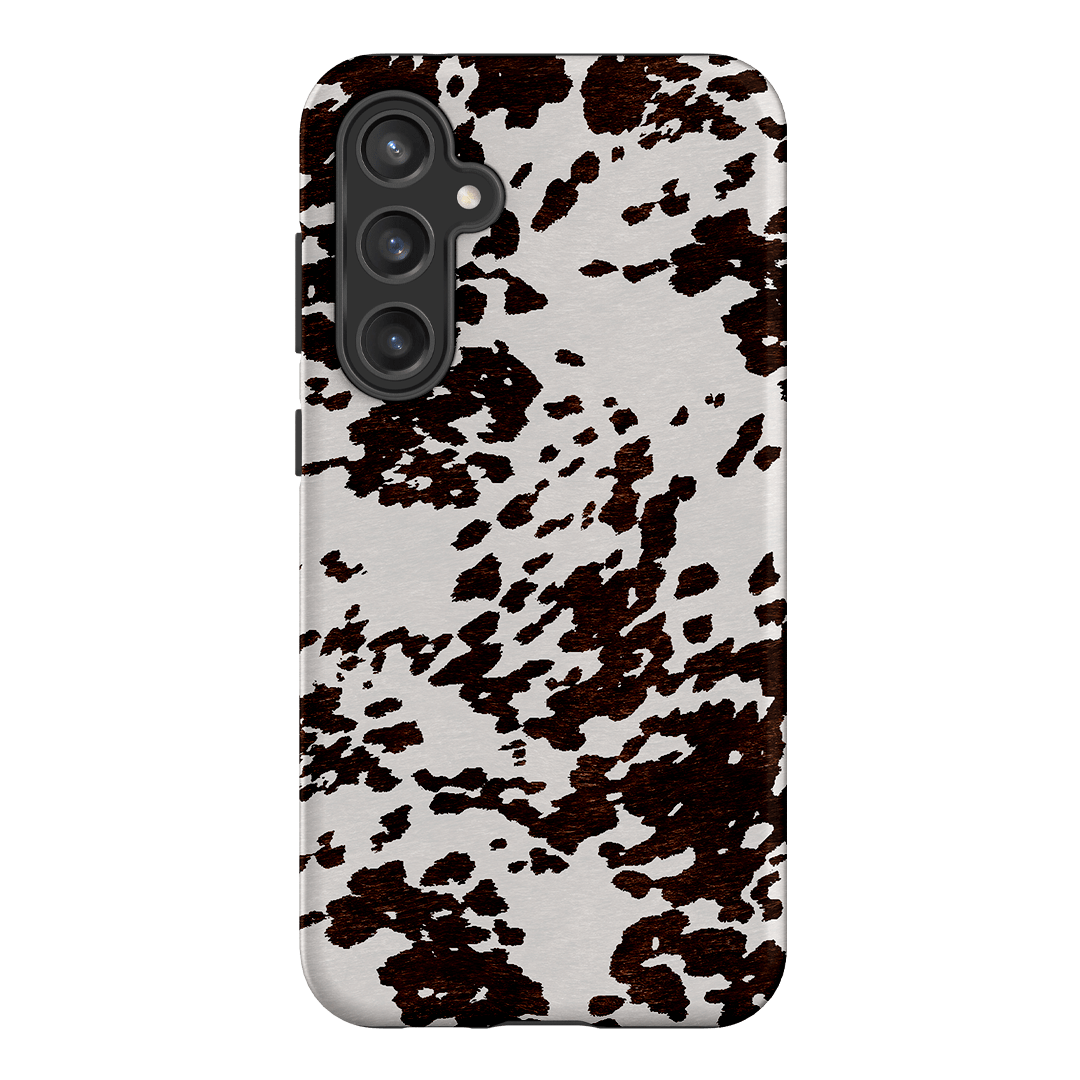 Cowhide Charm Printed Phone Cases Samsung Galaxy S23 FE / Armoured by The Dairy - The Dairy