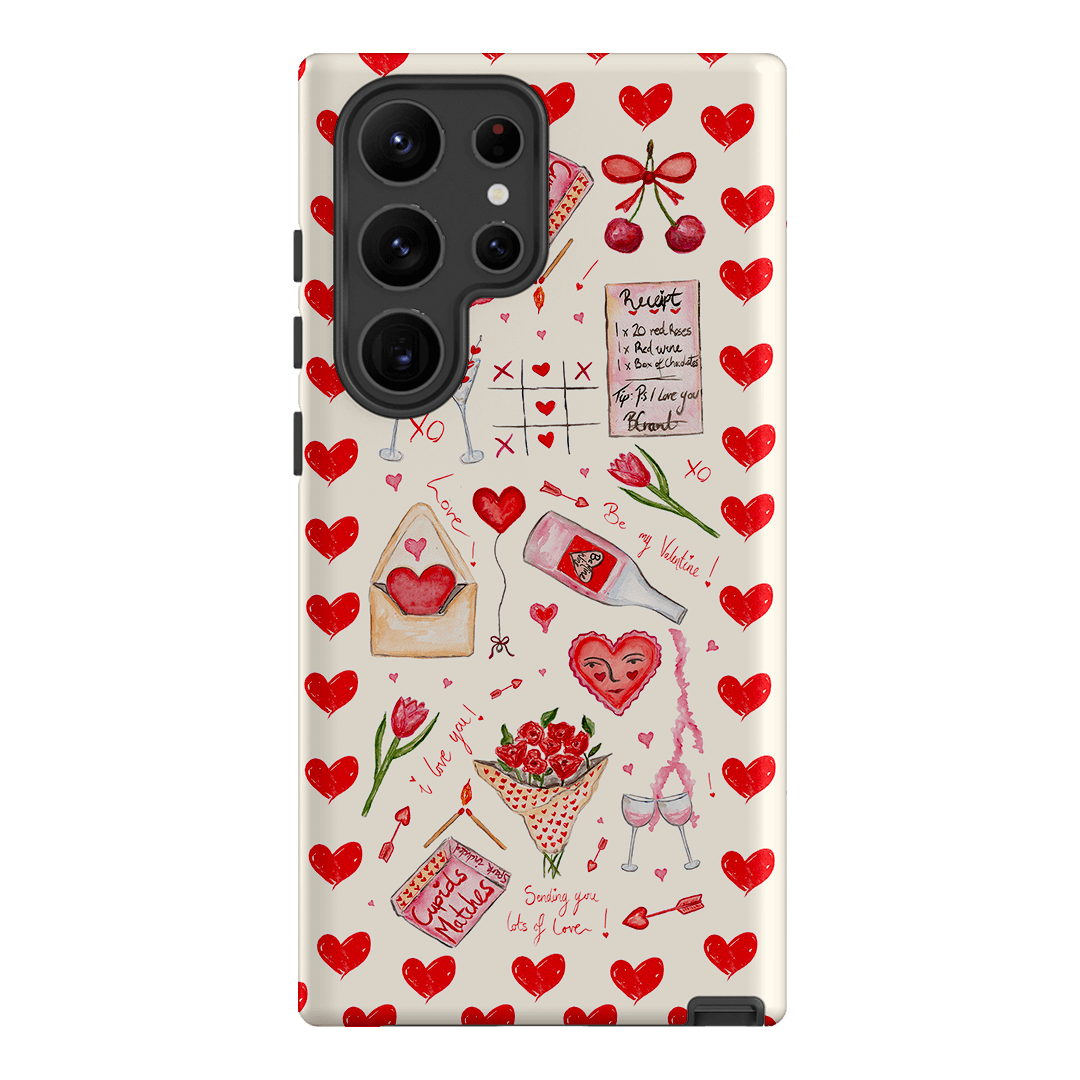 Love Note Printed Phone Cases Samsung Galaxy S23 Ultra / Armoured by BG. Studio - The Dairy