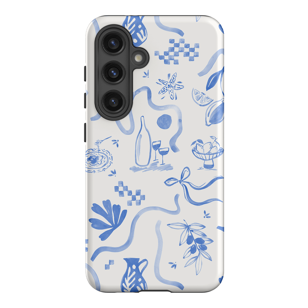Mediterranean Wave Printed Phone Cases Samsung Galaxy S24 / Armoured by Charlie Taylor - The Dairy